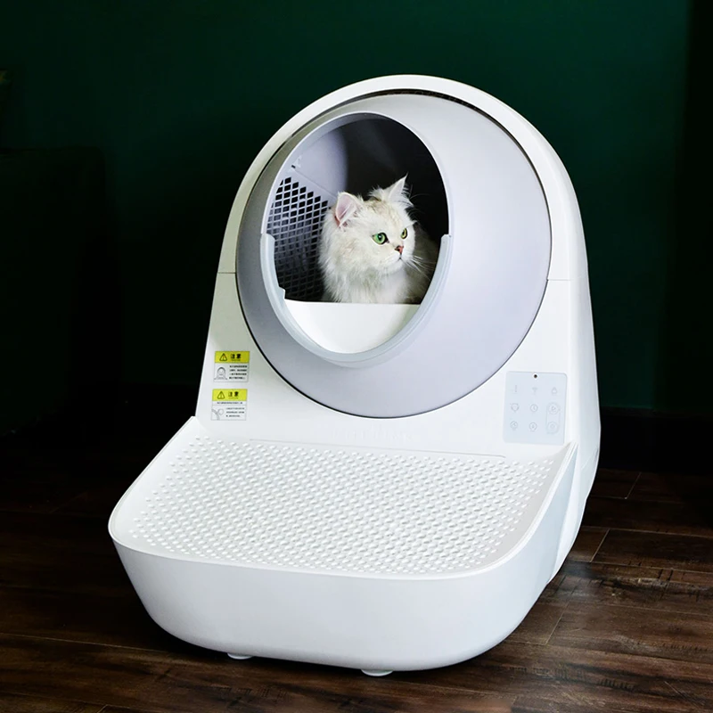 super large pet clean and grooming cat litter box cat toilet box auto smart self cleaning litter drawer type cat litter box enlarge