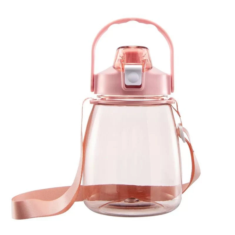 Большая кружка для пудинга Студенческая портативная соломенная Милая бутылка