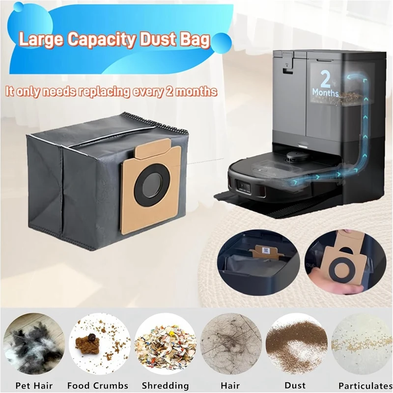 Комплект аксессуаров для замены Eufy X10 Pro Omni основная щетка пылесоса тканевые