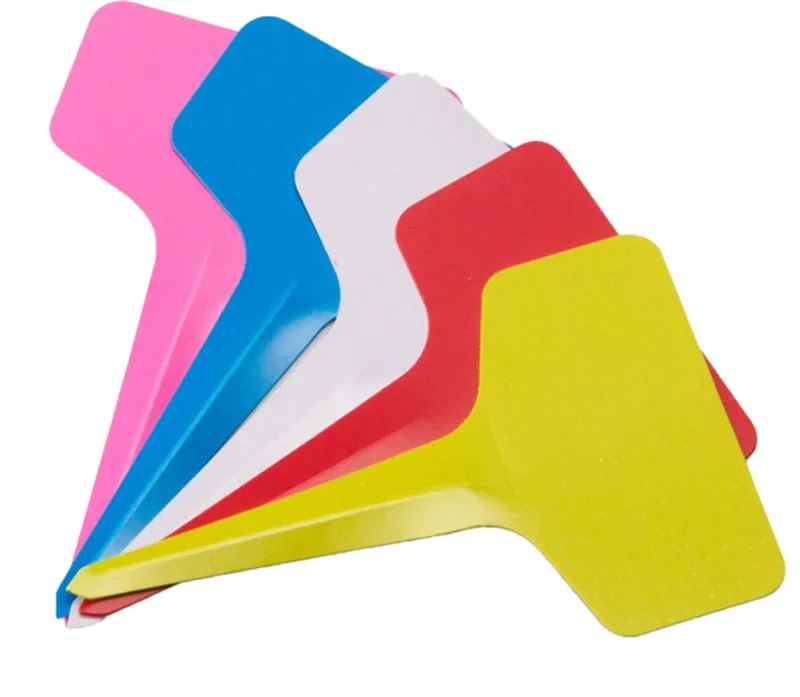 

20pcs/lot Reusable Plastic Plant Markers T-type Tags Nursery Garden Decor Tags for Plants Flower Pot Tags Garden Supplies