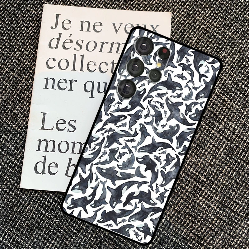 Чехол Orcas для Samsung Galaxy S22 Ultra S10 S9 S8 Note 10 Plus 20 S21 S20 FE |