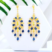 soramoore luxury charm long pendant earrings womens wedding banquet daily anniversary jewelry accessories high quality
