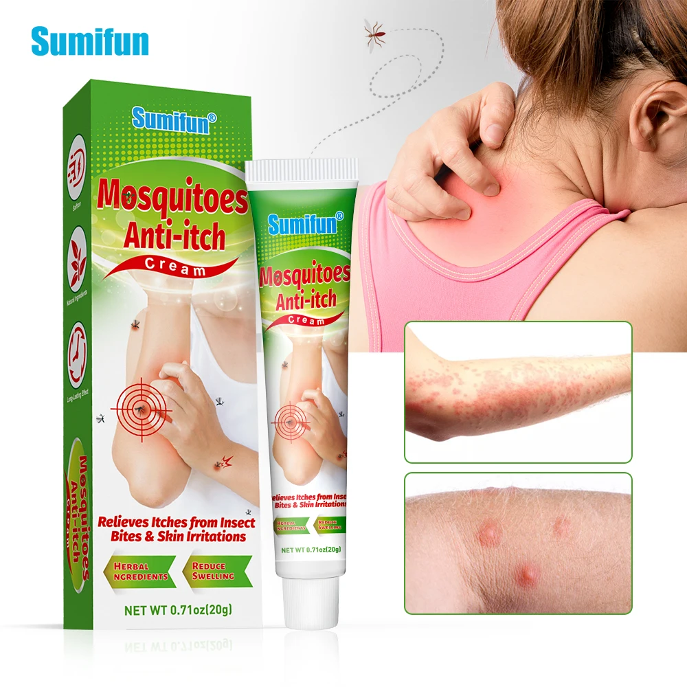 

Sumifun 20G Antibacterial Cream Herbal Extract Mosquitoes Anti-Itch Ointment Lice Bees Bites Itchy Skin Repair Chinese Medicines