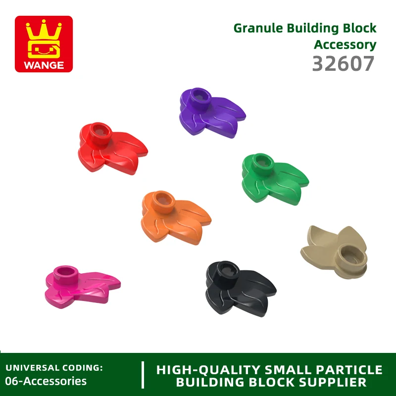 Wange 438 Шт./компл. 3 Упаковки Круглые Строительные Блоки 1x1 Дизайн Цветочного