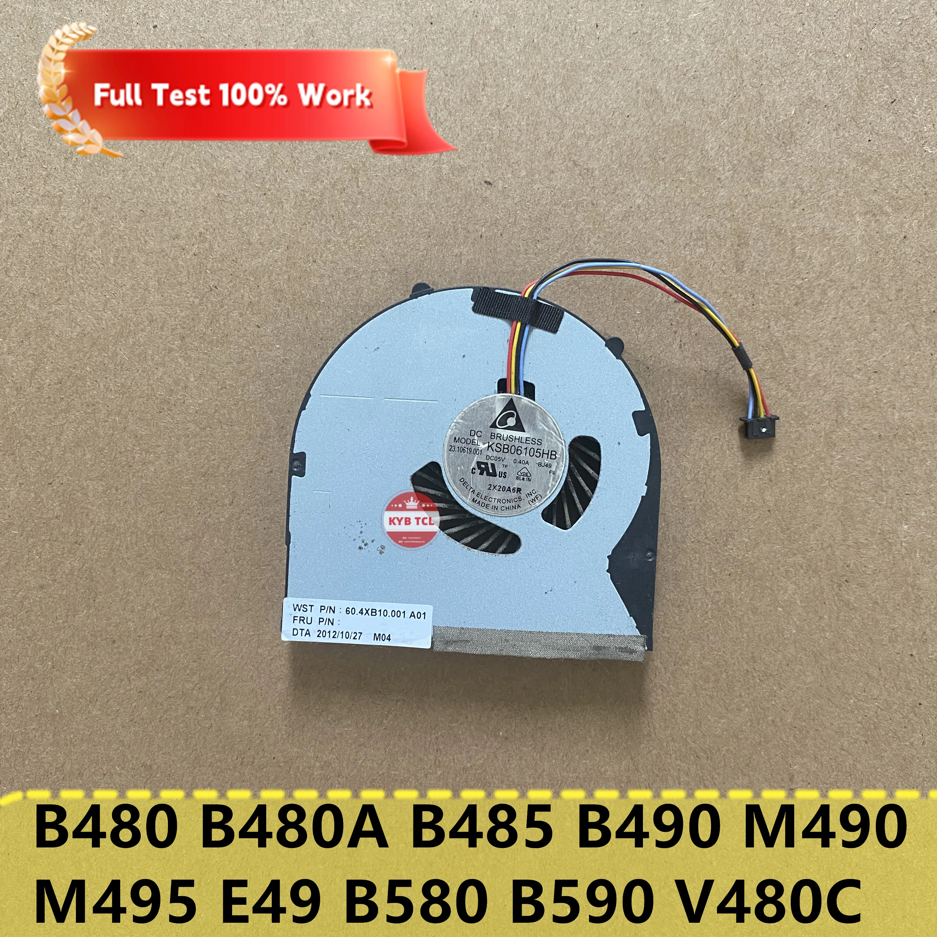 Lenovo E49 E49A E49G E49G K49A B480 B480A B485 B490 M490 M495 E49 B580 B590 V480C V580C V480 V580 охлаждающий вентилятор центрального процессора ноутбук ноутбук 60.4XB10.001 23.10619.001