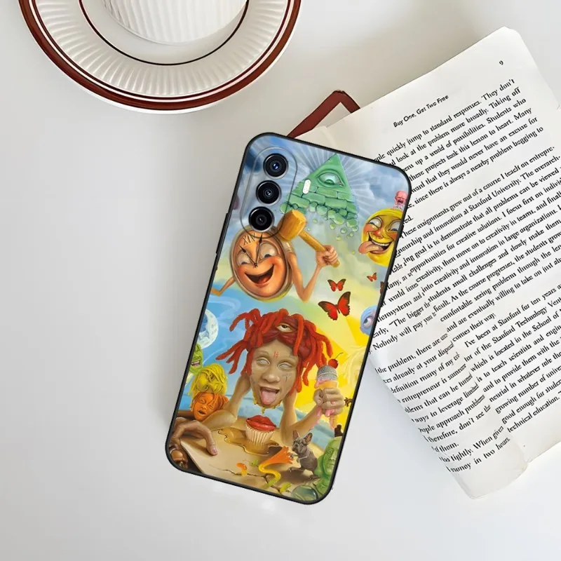 Фото T-Trippie-Rapper-Redds чехол для телефона Huawei P50 P30 P40 P10 P20 P9 Pro Plus P8 2022 Psmart задняя крышка №4