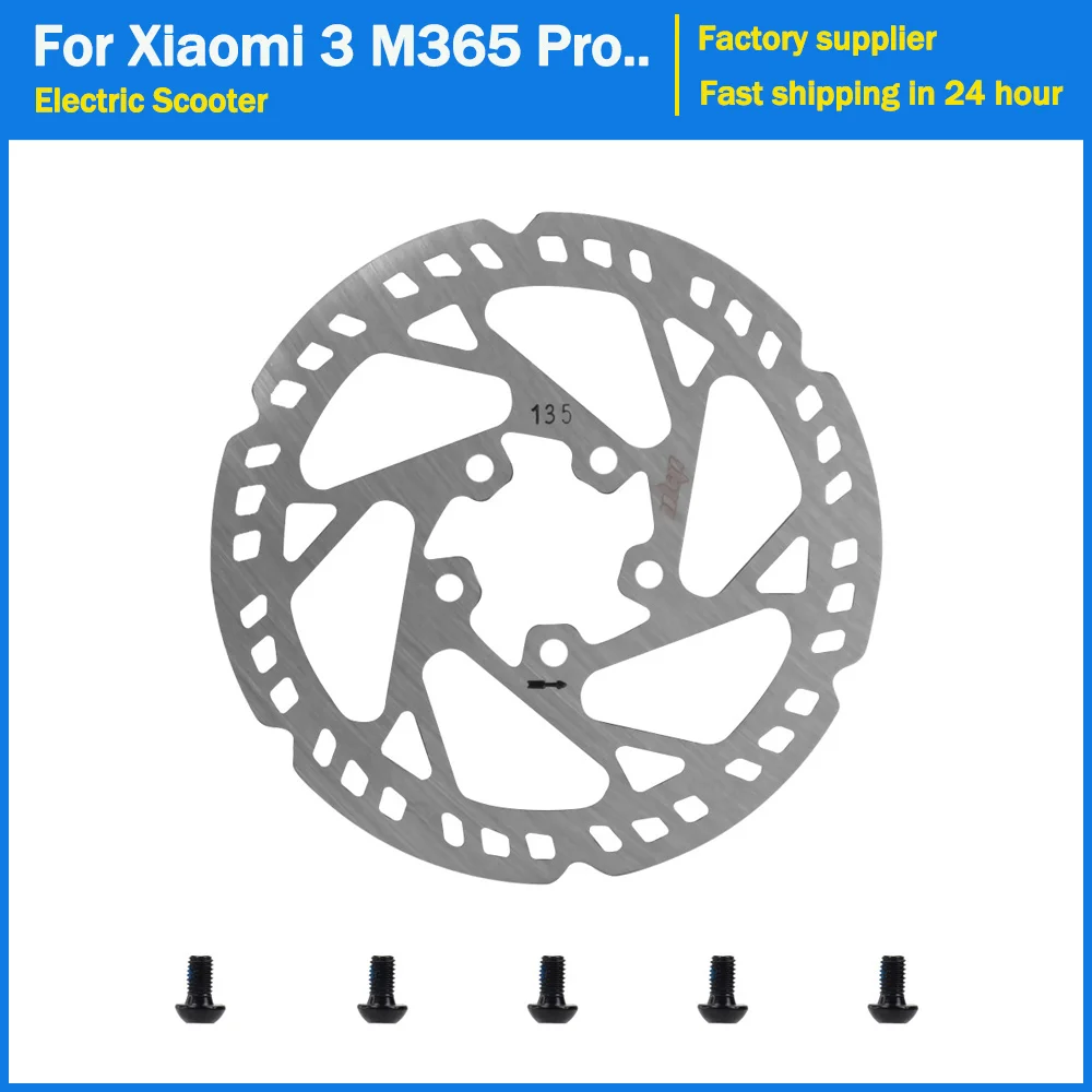 

135mm Brake Disk for Xiaomi Mijia M365 Pro Pro 2 1S Mi3 Electric Scooter Modified Brake Stainless Steel Disc Pads Replace Parts