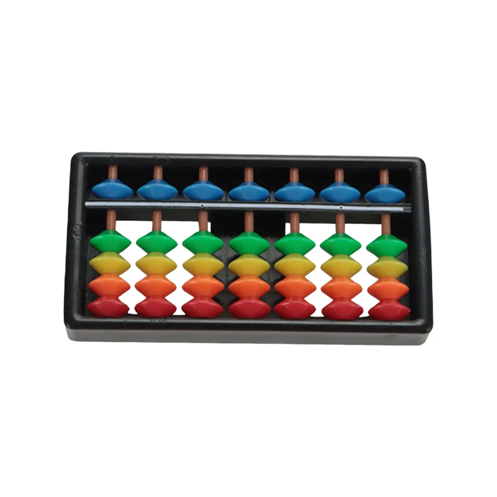 

Learning Skill Toy Part Colorful Abacus Material DIY Accessories Teaching Aids Kid Activity Busy Board for Preschool Daycare