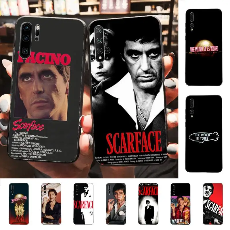 

Scarface 1983 Film Al Pacino Movie Phone Case for Huawei P30 40 20 10 8 9 lite pro plus Psmart2019