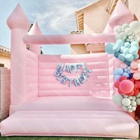 Outdoor White Inflatable Wedding Jumper Bouncer Castle House  party rentals bouncy castle for party