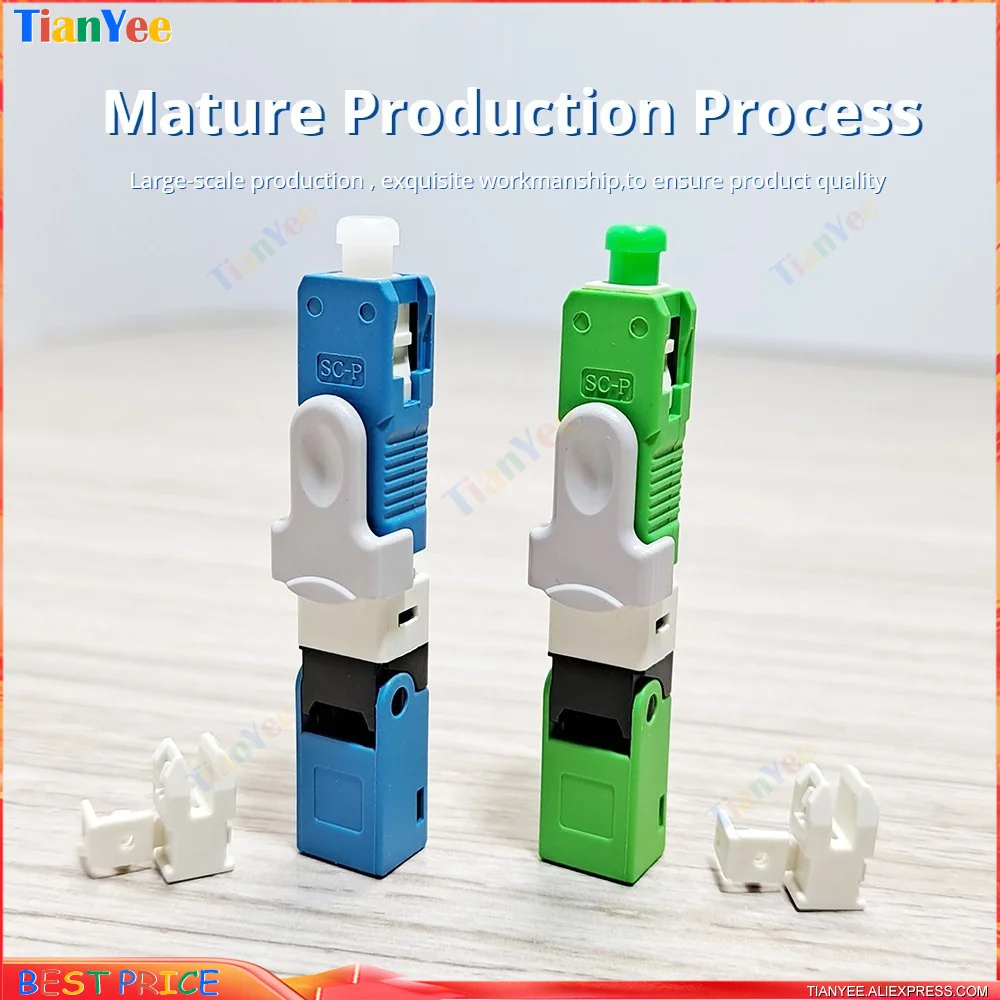 100% оригинальный разъем ESC250D SC APC и UPC SM волоконно-оптический Быстрый Соединитель