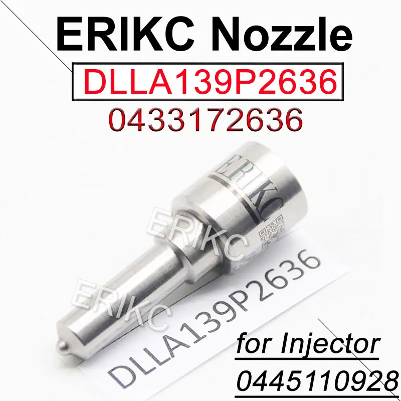 

DLLA139P2636 Fuel Injection Sprayer Atomizer DLLA 139 P 2636 Diesel Injector Nozzle Tip 0433172636 for Bosch 0445110928 Truck