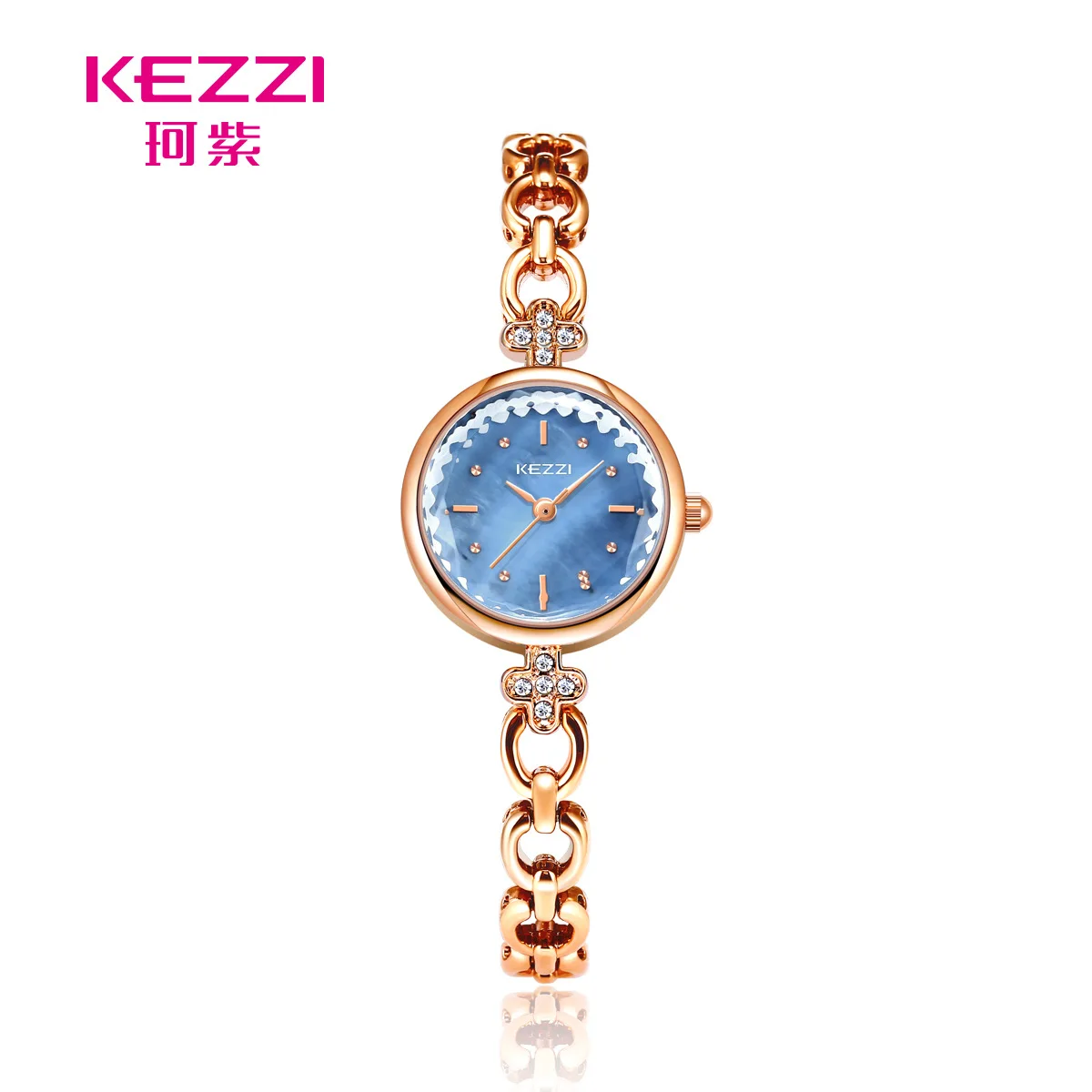 KEZZI fine strap watch girl niche fresh watch party girl half bracelet women's watch