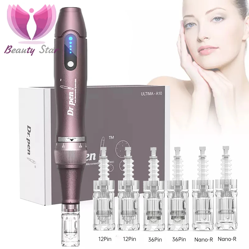 2022 Newest Microneedle Dr Pen A10 derma pen needles electric dermapen Professional Wrinkle Remover Pigment Removal dr.pen