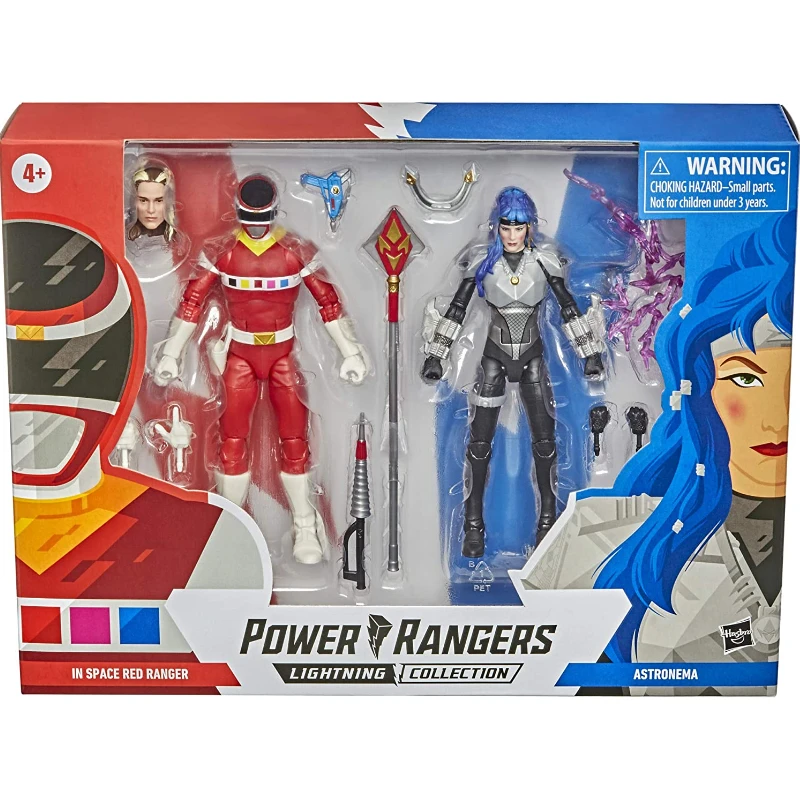 

Power Rangers Lightning Collection in Space Red Ranger Versus Astronema 2-Pack 6-Inch Premium Collectible Action Figure Toys