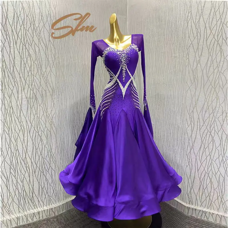 Индивидуальная модная новая фиолетовая инкрустированная бриллиантами