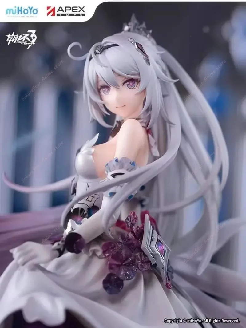 Фото В наличии [APEX/miHoYo] Honkai Impact 3rd Kiana Night Invite Ver.1/7 Элегантное свадебное платье, фигурка из ПВХ, коллекционная игрушка, подарок для хобби. №2