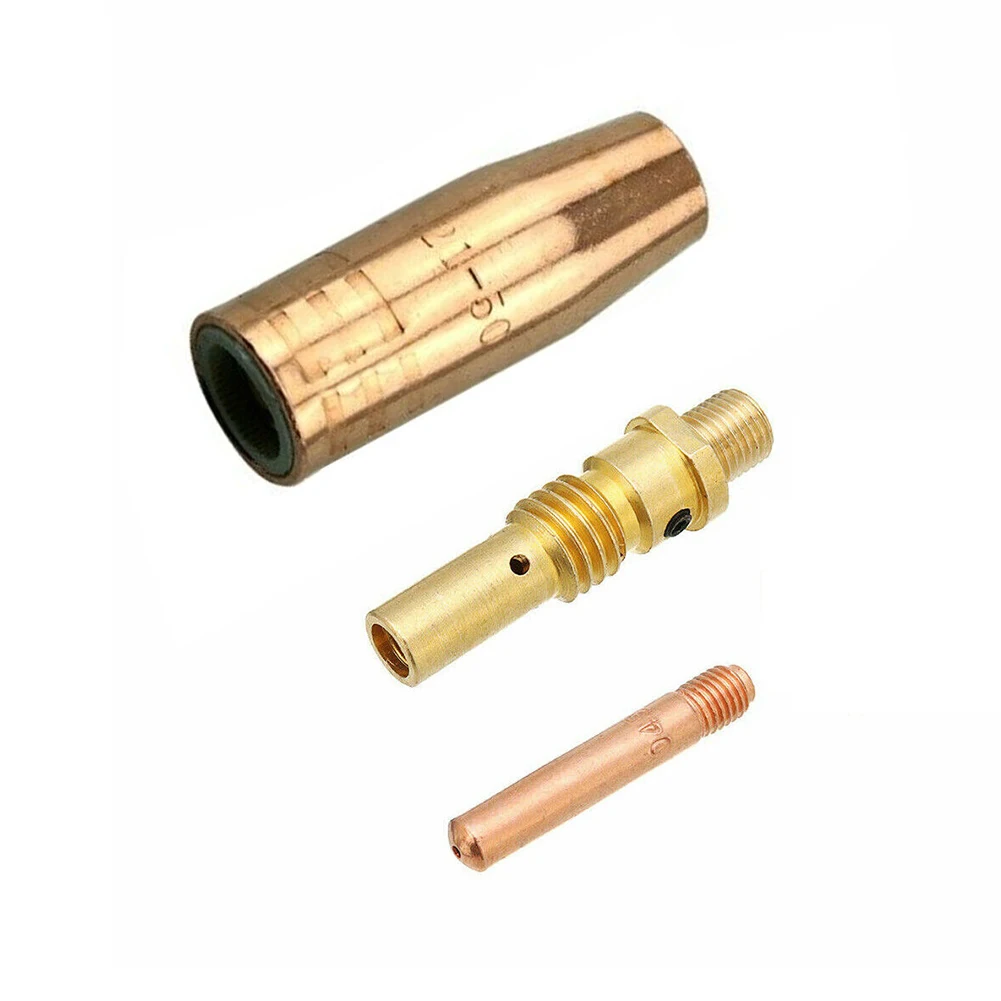 

MIG Torch Nozzles For 100L #1 Tip-Diffuer-Nozzle | M3 Mig Welding Kit .035\" 11-35 Conductive Nozzle 21-50 Nozzles Welding Parts