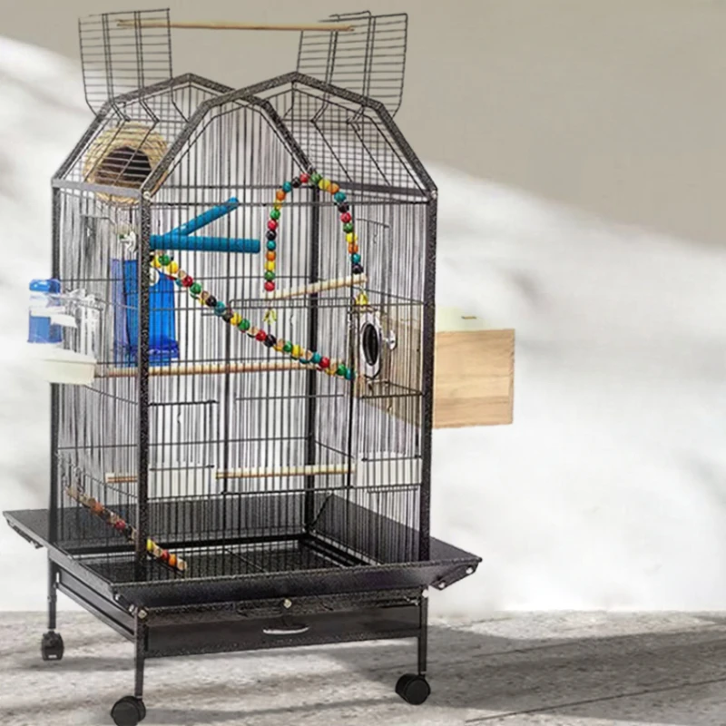 

Rabbit Large Bird Cages House Decoration Stand Outdoor Bird Cages Backpack Garden Canarios Accesorios Bird Supplies RR50BN