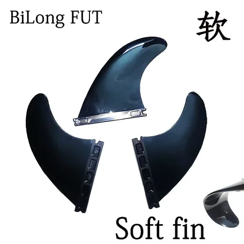 BiLong FUT Box Мягкие ласты для серфинга Размер 4,37 дюйма Доска для серфинга для серфинга Плавник для доски для серфинга Высококачественные пластиковые ласты для серфинга для серфинга