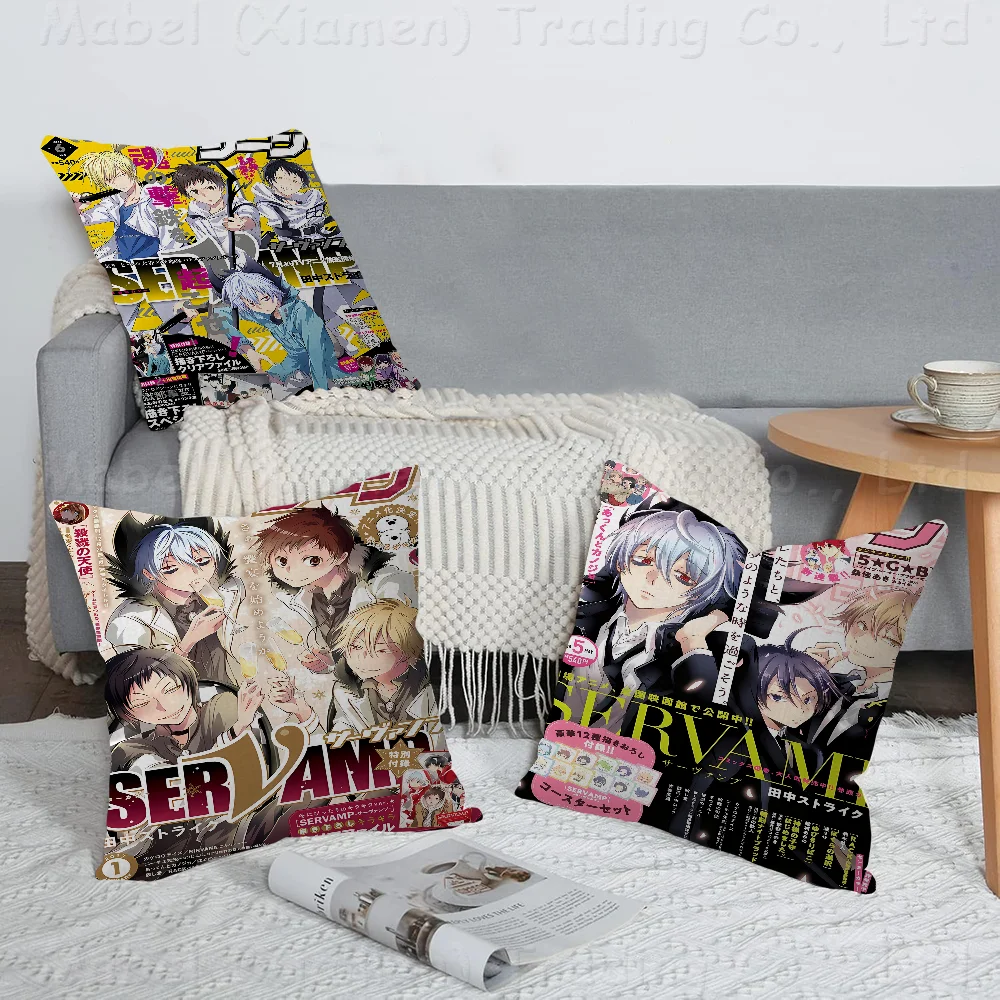 Чехол для подушки в стиле аниме Servamp 30x50 полиэстеровые диванные декоративные