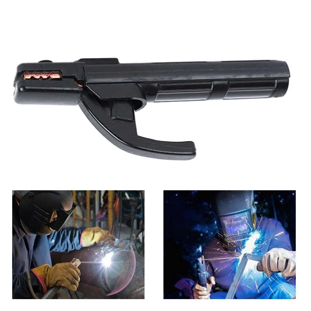 

Welder Welding Electrode Holder Stick Full Copper Welding Rod Clamp Non-slip Handle 300A