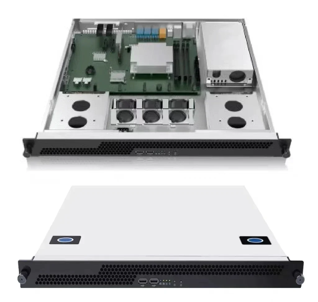 Короткий корпус сервера ATX 1U с креплением в стойку глубина 450 мм 1u FLEX PSU