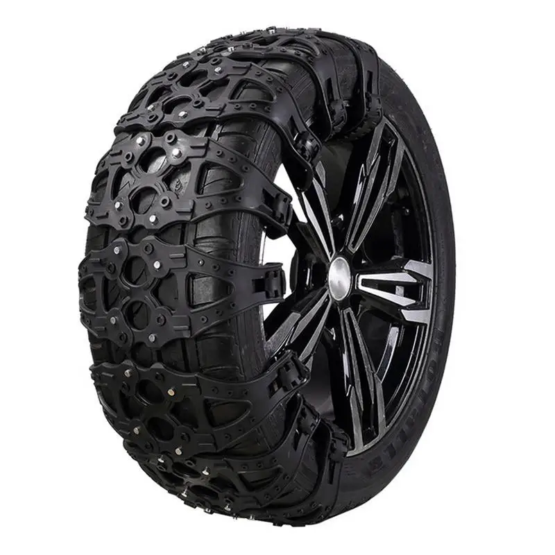 

8Pcs Snow Chains Anti Slip Tire Chain Car Tyre Black Snow Chains Emergency Snow Chains Universal Tire Chains For Car SUV Truck