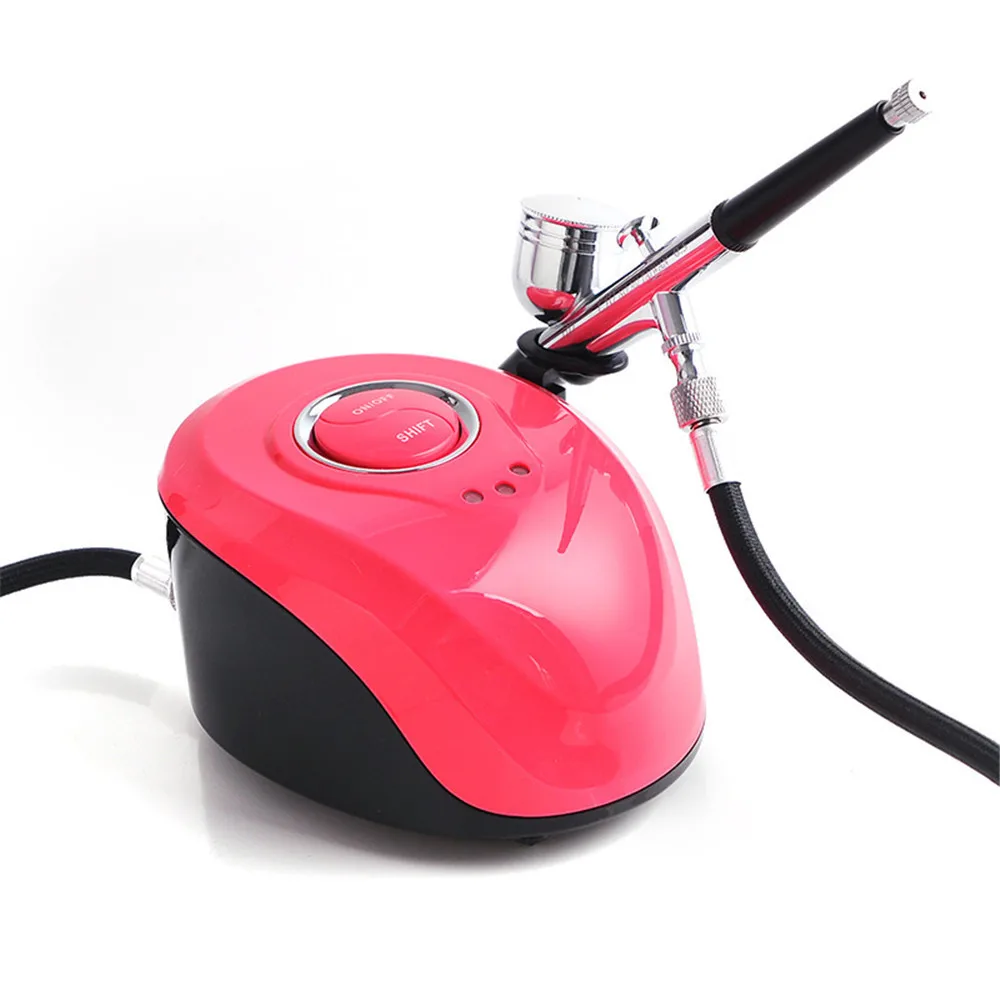 Home Portable Water Oxygen Meter Rejuvenation Spray Rehydration Beauty Nail Painting Coloring Airbrush Air Pump Set |