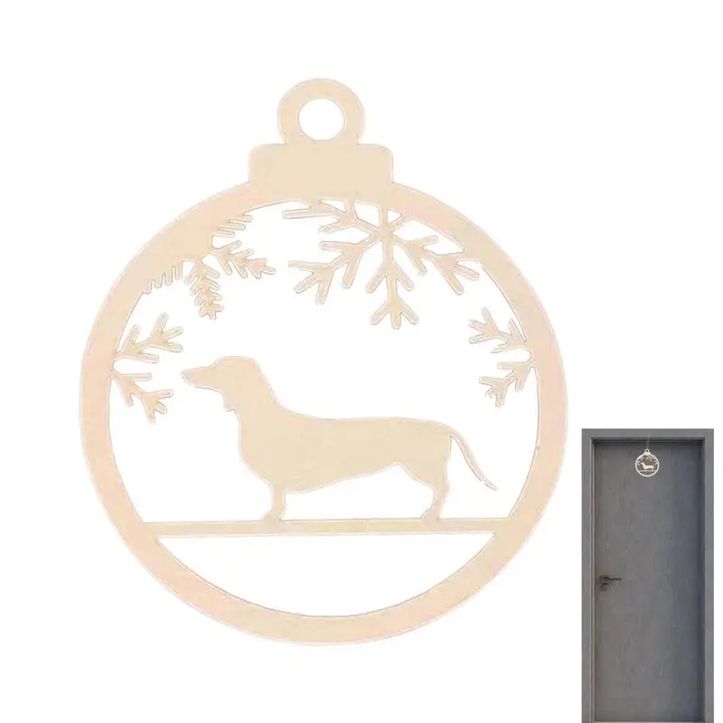 

Christmas Wooden Dog Paw Ornaments Personalized Christmas Tree Dog Decor Pendant DIY Decoration Hanging Decorative Pendant