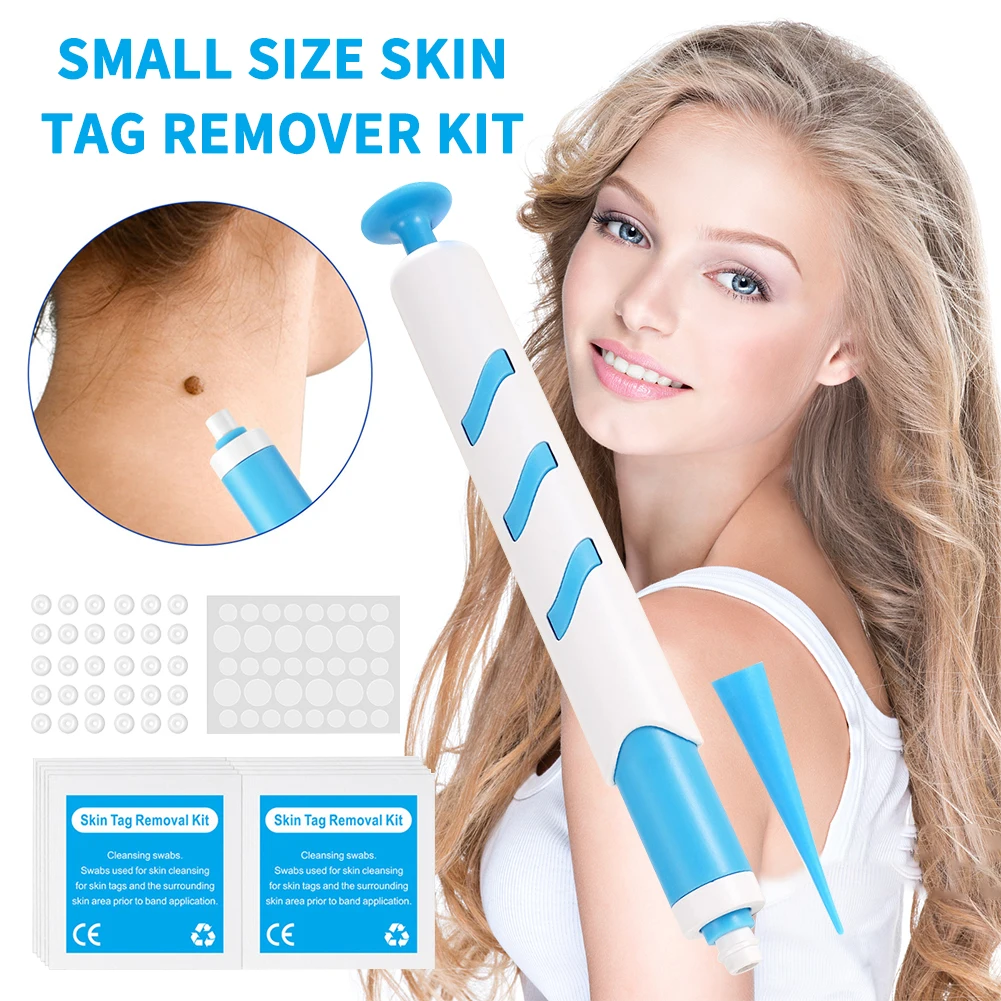

Auto Skin Tag Remover Kit Painless Micro Skin Tag Removal Device Adult Wart Corn Flat Plantar Meat Grain Removal Tools