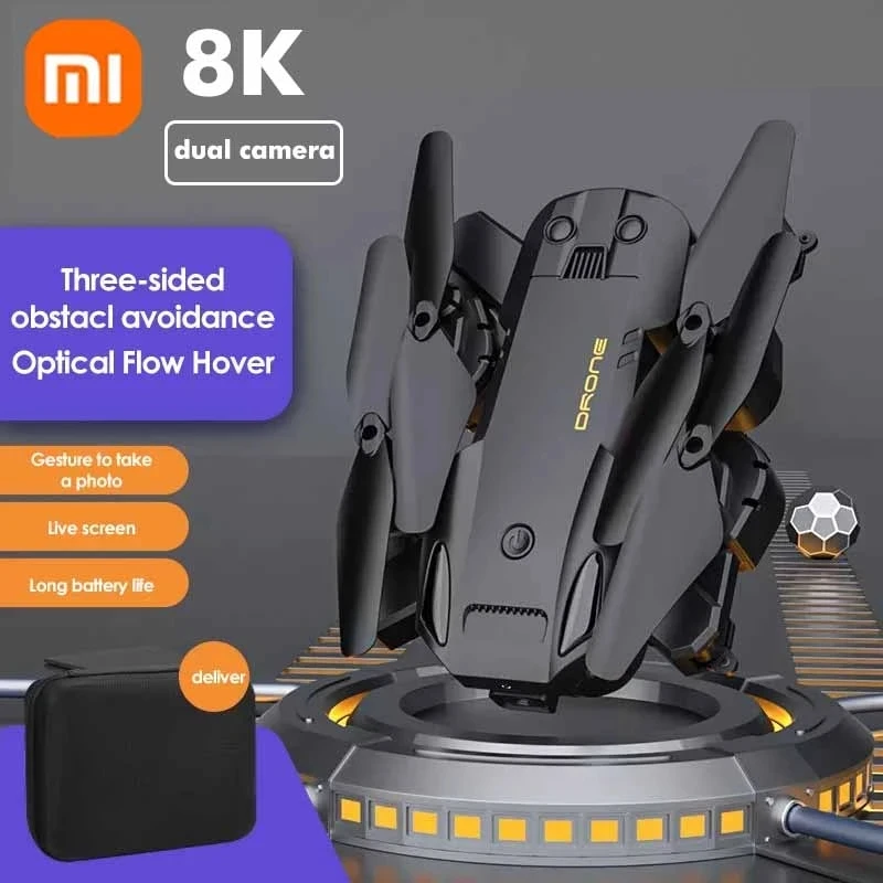 

Квадрокоптер Xiaomi 5G GPS Drone 8K Professional 4K HD для аэрофотосъемки комплексное препятствие Квадрокоптер Радиоуправляемый расстояние 3000 м