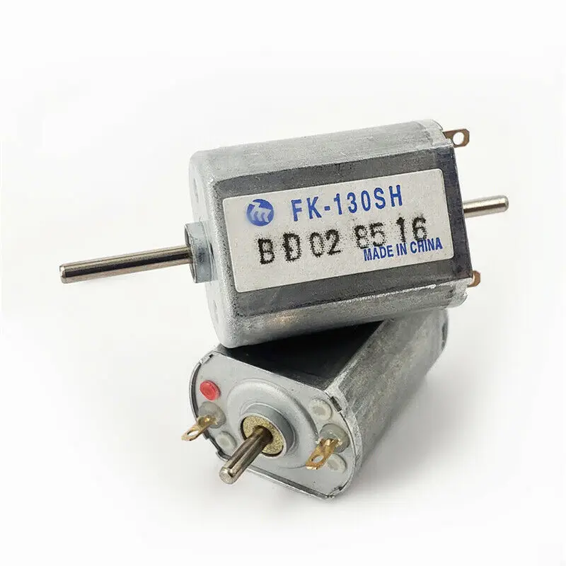 Двигатель двигатель Mabuchi FK-130SH-09450 DC 12В-24В, двухвальный Электрический двигатель 130, мотор FK 130SH с высокими оборотами в минуту, 15000 об/мин, Радиоуправляемый игрушечный автомобиль, лодка