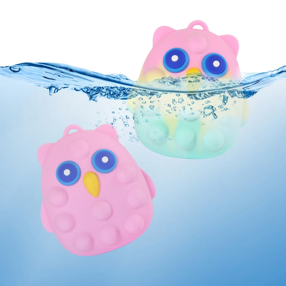 Поп-фиджет-шар Сова Поппер-игрушки 3D антидавление сдавливаемый поп-шар