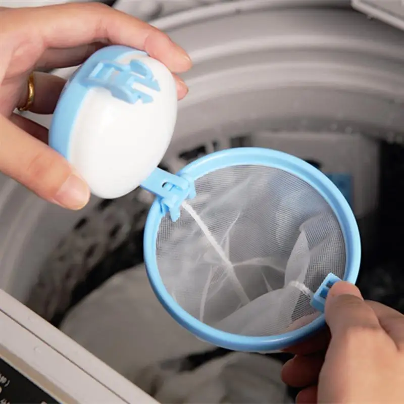 

Floating Style Laundry Ball Washing Machine Mesh Bag Laundry Mesh Filter Bag Wool Filter Net Pouch Hair Removal Hair Catcher