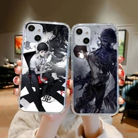 demi human japan anime phone case transparent soft for iphone 12 11 13 7 8 6 s plus x xs xr pro max mini