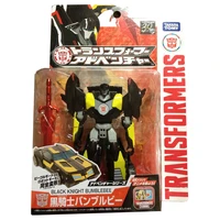 takara tomy transformers deluxe robots in disguise tav ex black knight bumblebee action figure model toy for children gift