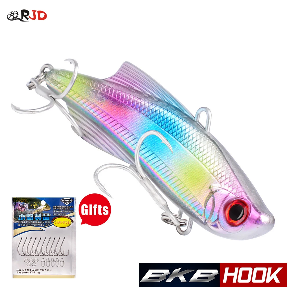 

ORJD Metal Vib Blade Lure Spinner Bait Sinking Vibration Baits Artificial Sea Fishing Bass Diving Swivel Baits