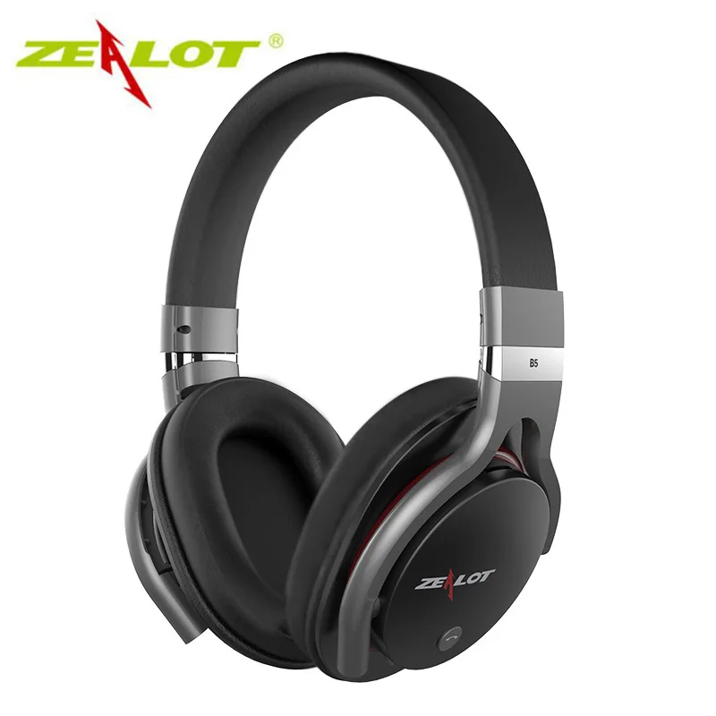 Zealot B5 3.5mm Wireless Bluetooth 4.0 Stereo Headphones Built-in Microphone Support Redial AUX enlarge