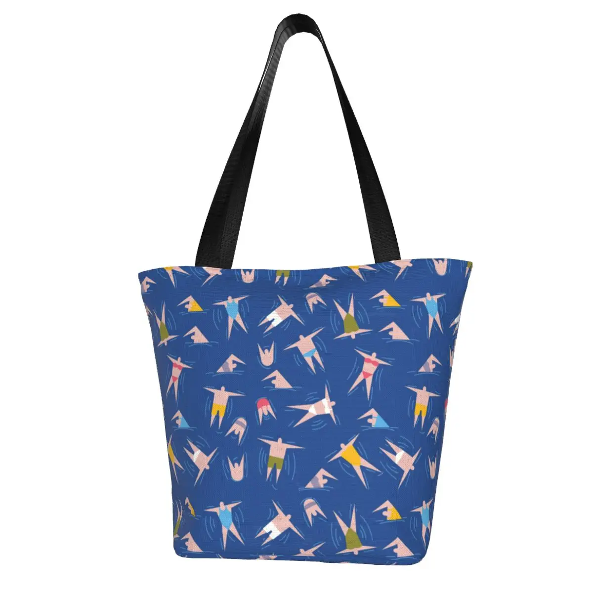 

Beach Vacation Shopping Bag Swimming People Business Polyester Handbags Female Gift Stylish Bags