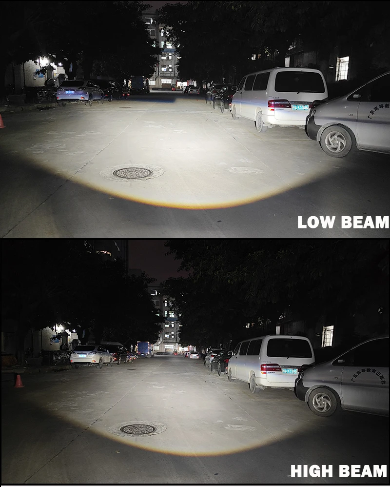 H4 светодиодный объектив мини-проектор 90 Вт яркая лампа для фар Plug &amp Play 6000k белая