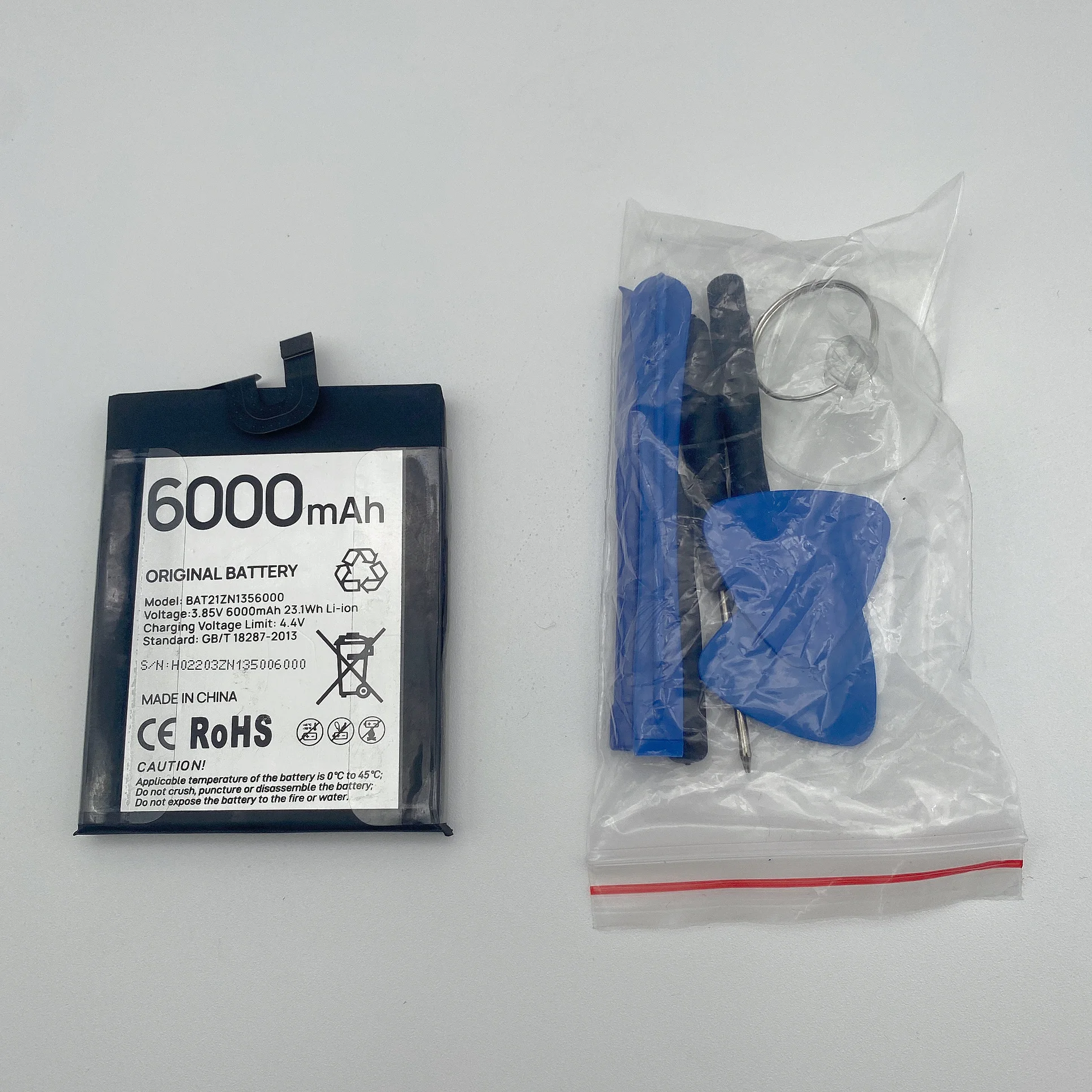

In Stock 100% Original for DOOGEE S98 battery 6000mAh new production date for DOOGEE BAT21ZN1356000 Battery