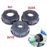 1pc durable ibc tank fittings s60x6 coarse threaded cap 60mm female thread to 12 34 1 adapter connector