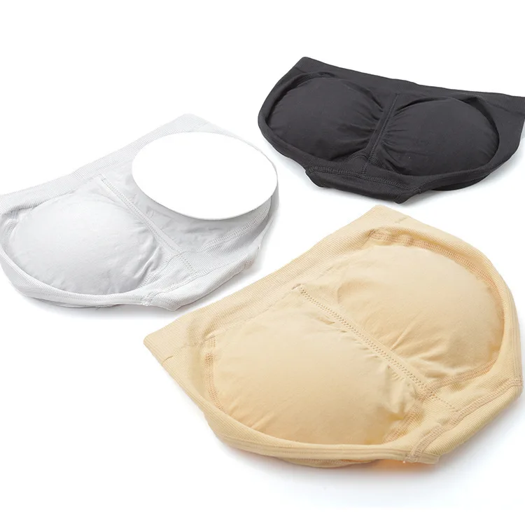 Трусики женские с подкладкой из губки пуш-ап средней посадки |