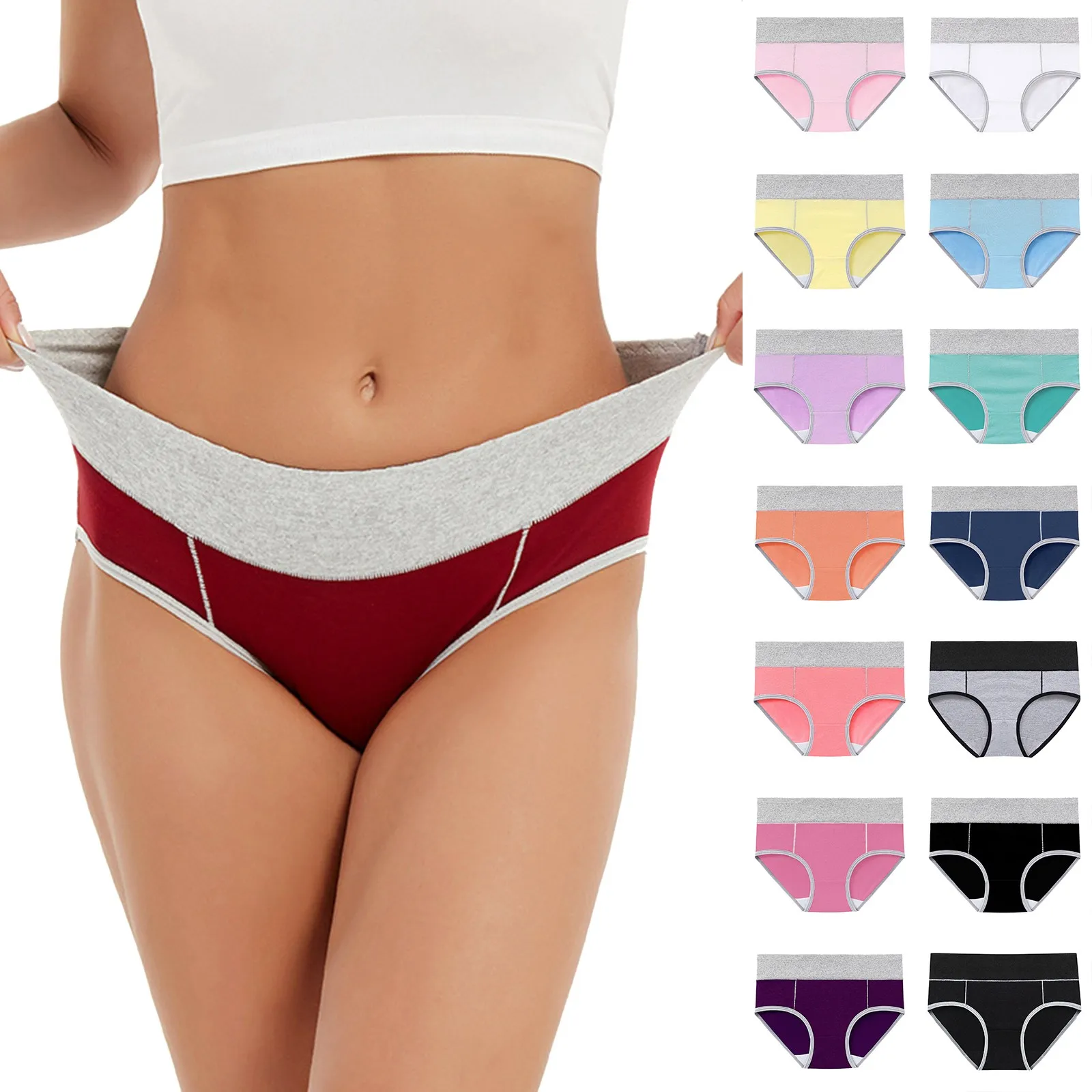 

Women Thongs Panties Sexy Low Waist High Waist Shapper Briefs Ladies Lingerie Breathable Seamless Underwear Soft Lenceria