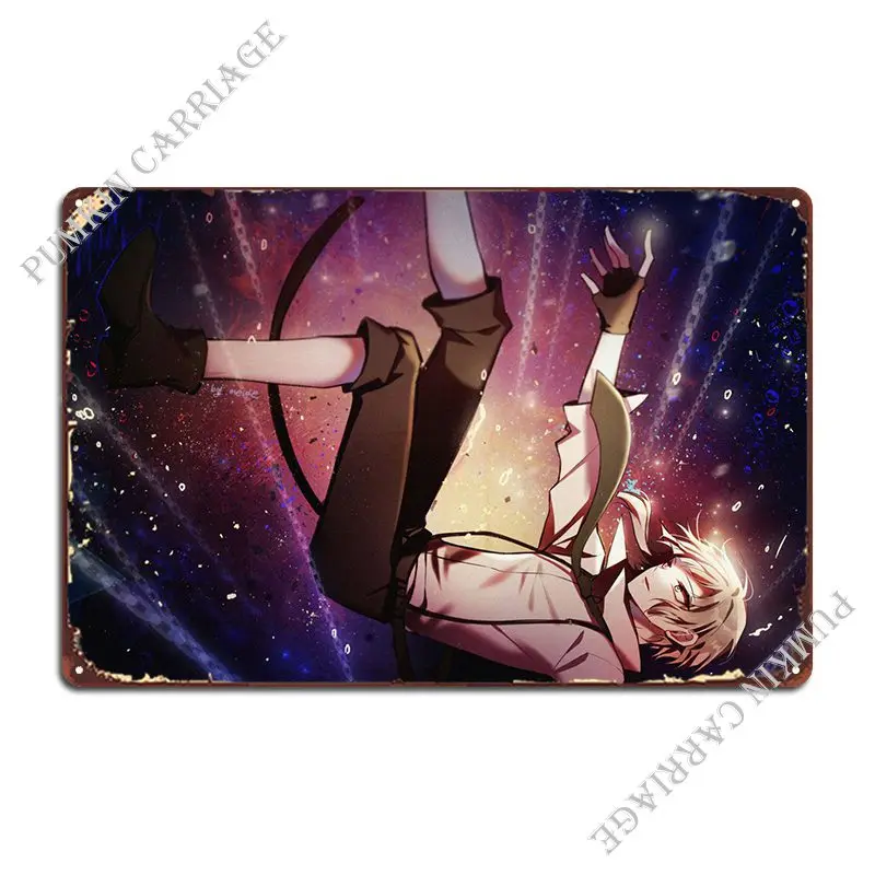 

Bungou Stray Dogs Metal Sign Mural Garage Garage Classic Tin Sign Poster