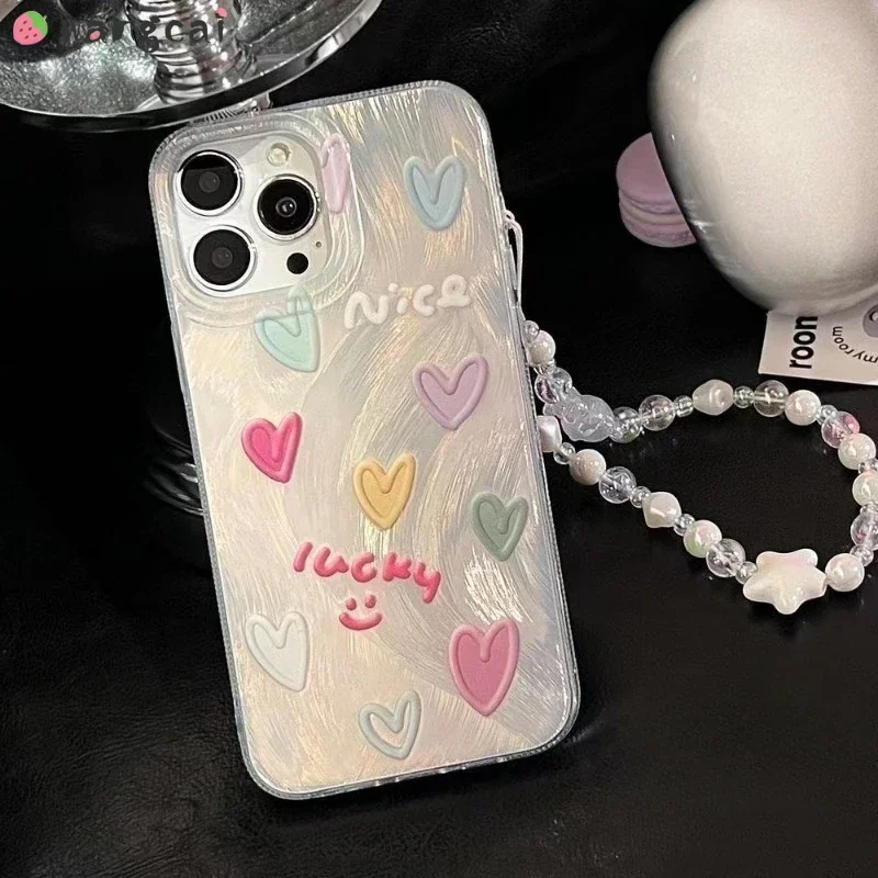 Для OPPO A3X A3 F27 Pro+ F11 Realme 13 Pro Ultra Чехол для телефона Красочная картина маслом Любовь