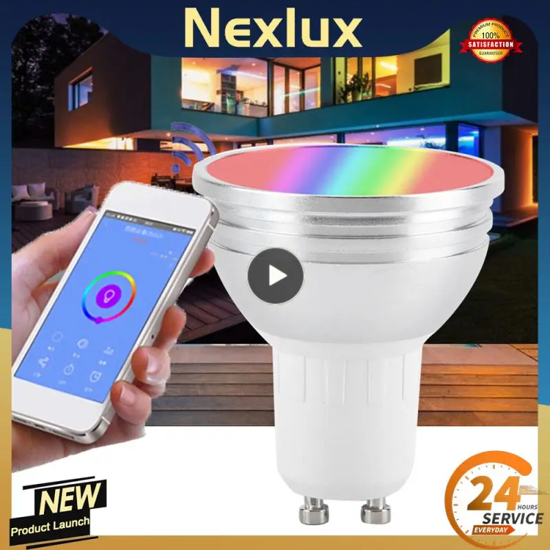 

Tuya Three-line Stripe Lamp Cup Wifi Smart Lamp Cup Dimming And Color Timing Remote Control Smart LED Lamp Cup 6W