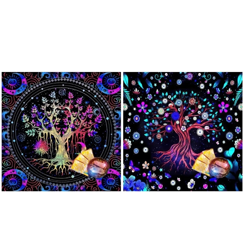 

Dropship Tarots Tablecloth Rune Divinations Table Cover Astrology Oracles Board Game Mat