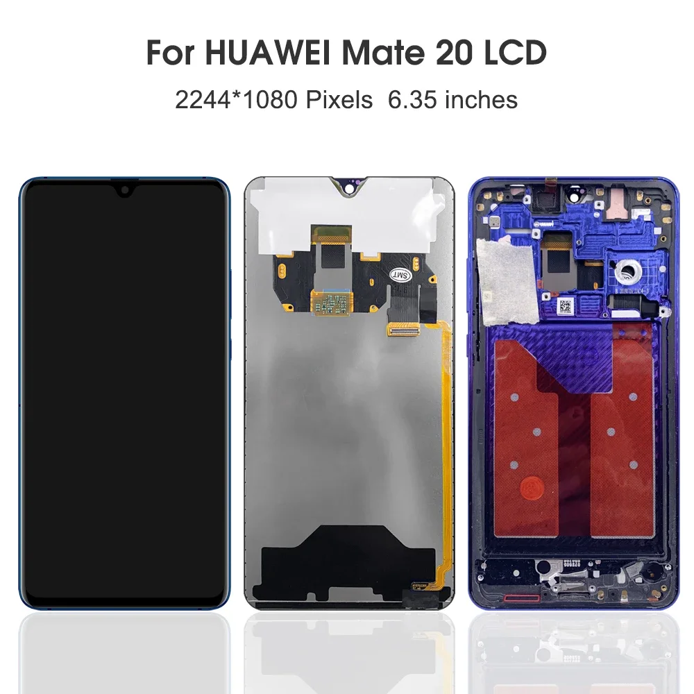 Для HUAWEI Mate 20 для AMOLED Mate20 6 53 ''HMA-L29 L09 LX9 AL00 TL00 ЖК-дисплей с цифровым